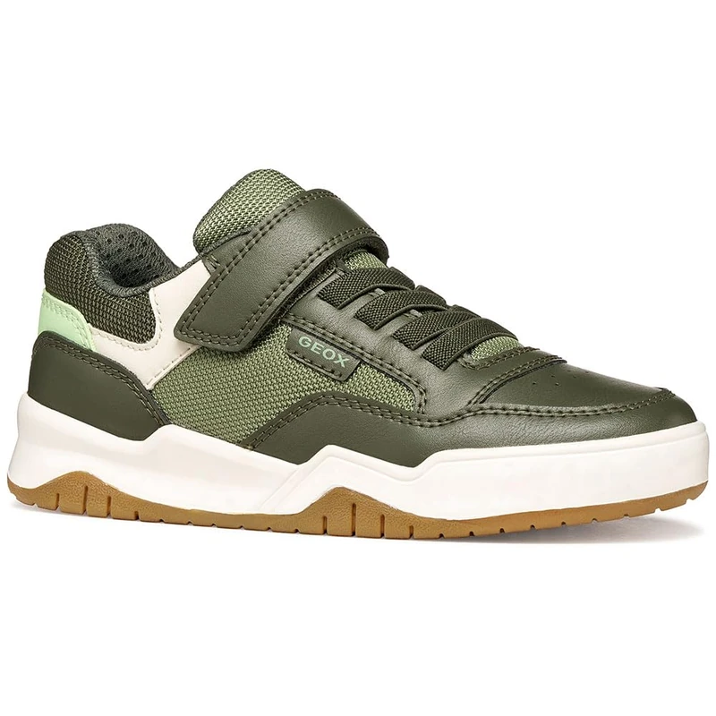 Geox J Perth Boy E Trainers, Military, 35 EU