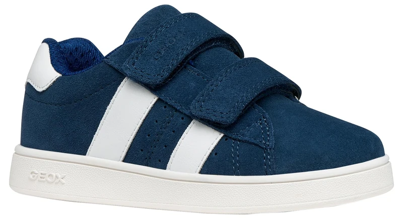 Geox J Eclyper Boy C Trainers, Navy/White, 36 EU