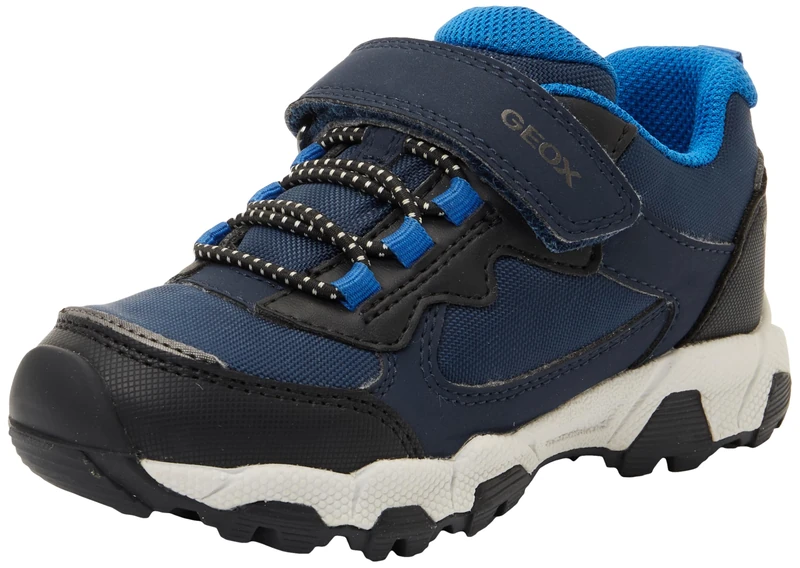 Geox J Magnetar Boy B ABX SneakersKids, Navy Royal Blue, 9 UK