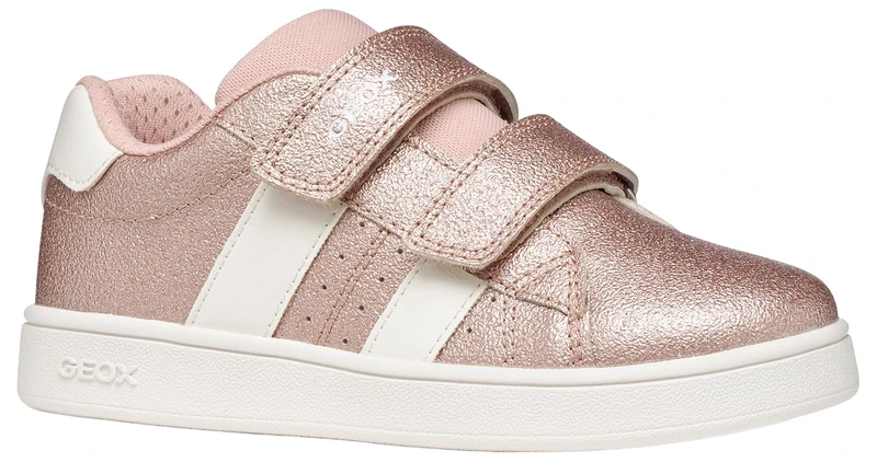 Geox J ECLYPER Girl A Trainers, LT Rose/White, 36 EU