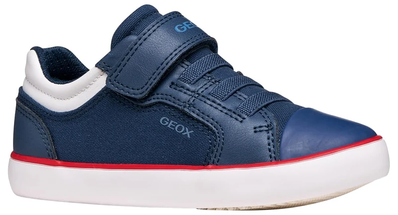 Geox J GISLI Boy A Trainers, Navy/White, 37 EU