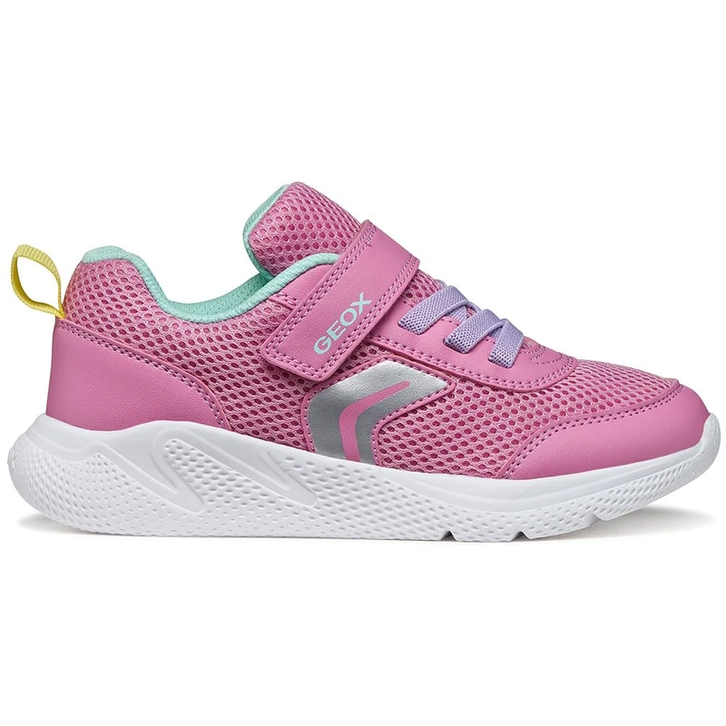 Geox J Sprintye Girl B Trainers, Pink/Watersea, 39 EU / 6 UK