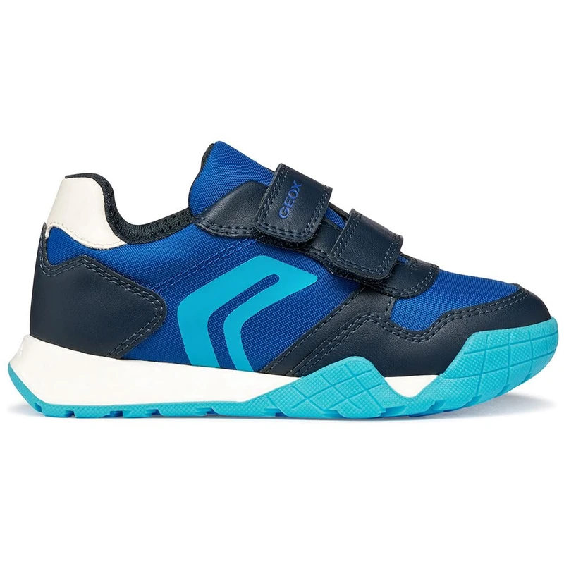Geox J RANN-E Boy A Trainers, Royal/Navy, 30 EU