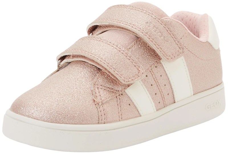 Geox J Eclyper Girl A Trainers, LT Rose/White, 29 EU