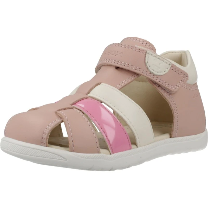 Geox Baby Girls' B Macchia Gir Sandal, LT Rose/Pink, 18 EU