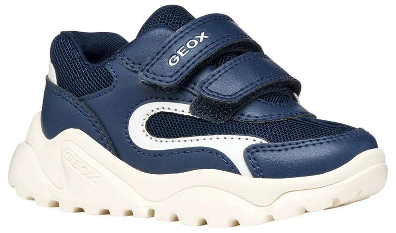 Geox B CIUFCIUF Boy A Trainers, LT Navy/White, 26 EU