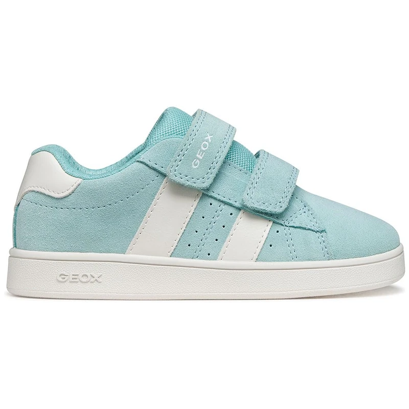 Geox J Eclyper Girl A Sneaker, Watersea White, 11 UK Child - Image 1
