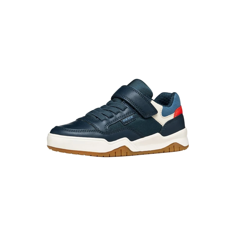 Geox J Perth Boy E Trainers, Navy, 33 EU