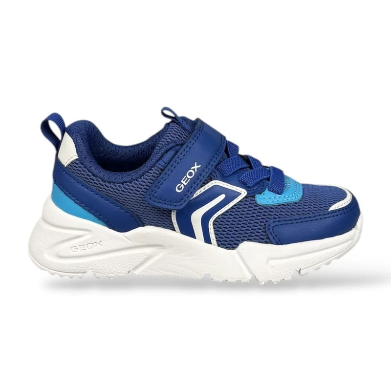 Geox Boys' J Loftus Boy B Trainers, Royal Azure, 11 UK
