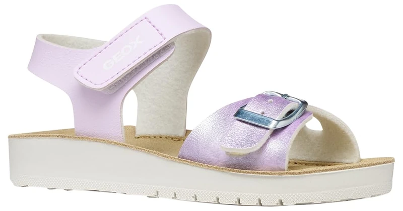 Geox J COSTAREI GI Sandal, LT Lilac, 38 EU