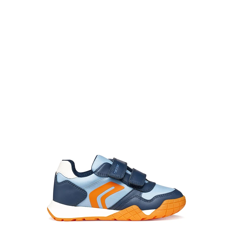 Geox J RANN-E Boy A Trainers, LT AVIO/LT Navy, 29 EU - Image 1