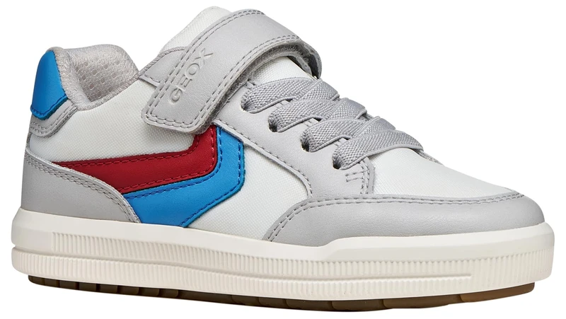 Geox J Arzach Boy A Trainers, White/Pearl, 35 EU - Image 1