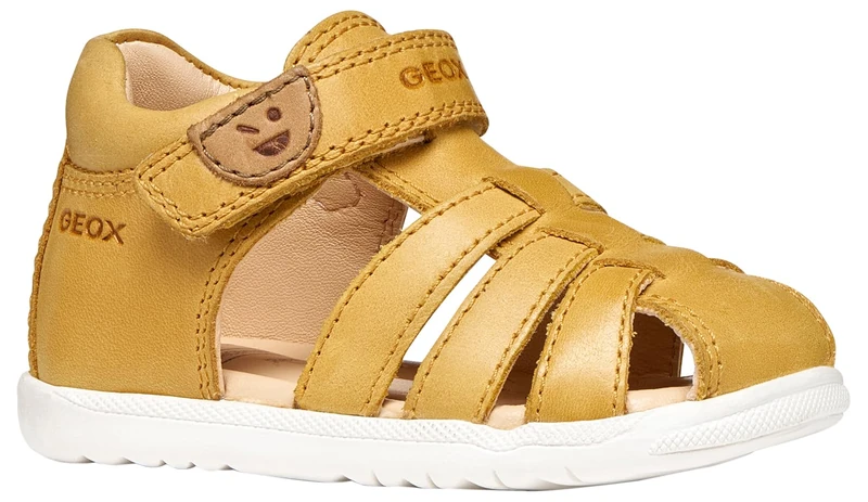 Geox B Sandal Macchia Boy, Ochre Yellow, 7.5 UK Child