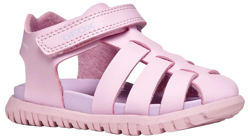 Geox Boy's Girl's B Sandal Fusbetto Gi, Pink Lilac, 9 UK Child