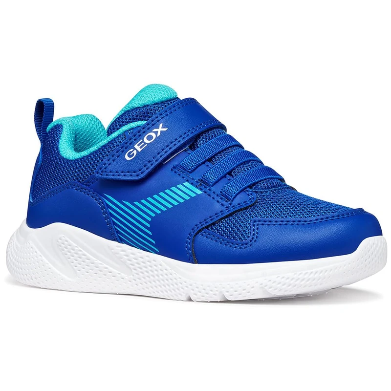 Geox J Sprintye Boy A Sneaker, Royal Lt Blue, 11 UK Child
