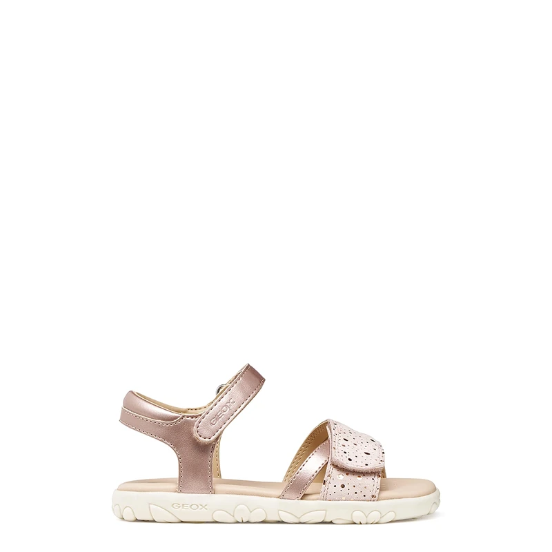 Geox J Haiti Girl Sandal, Light Pink, 25 EU - Image 1