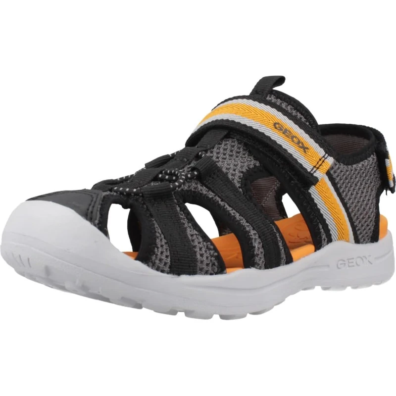 Geox J Vaniett Boy A Sandal, Stone Orange, 6 UK