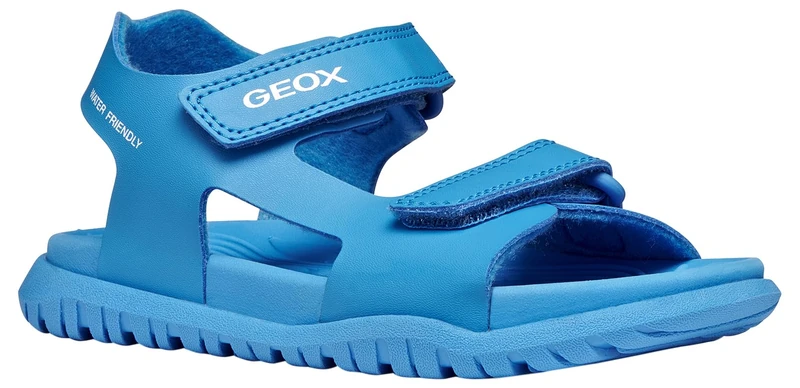 Geox J FUSBETTO BO Sandal, Azure, 28 EU