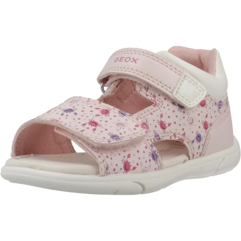 Geox Boys' Girls' B ZAPITO Girl Sandal, LT Pink/White, 25 EU