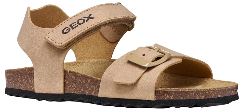 Geox Boy's J Ghita B Sandal, Beige, 9 UK