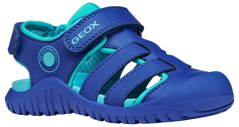 Geox J S. FUSBETTO PRO BO Sandal, Royal/LT Blue, 36 EU