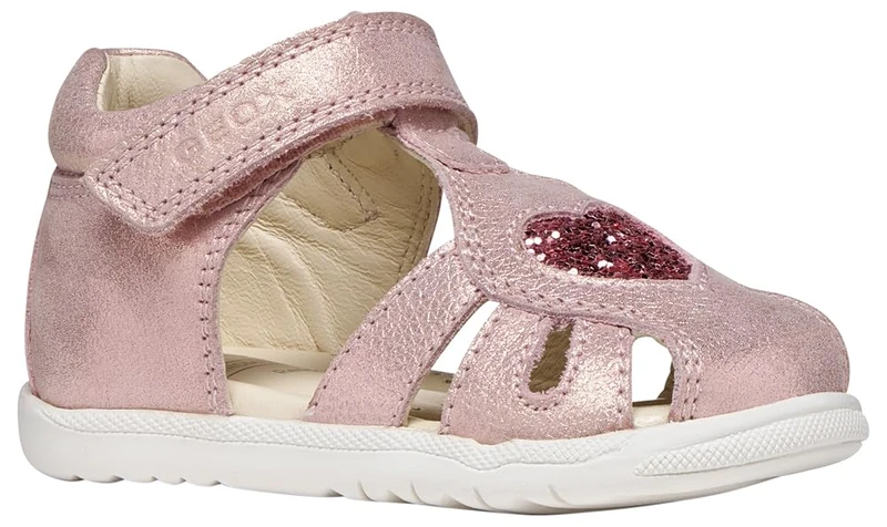 Geox Baby Girl B MACCHIA Gir Sandal, LT Rose, 18 EU