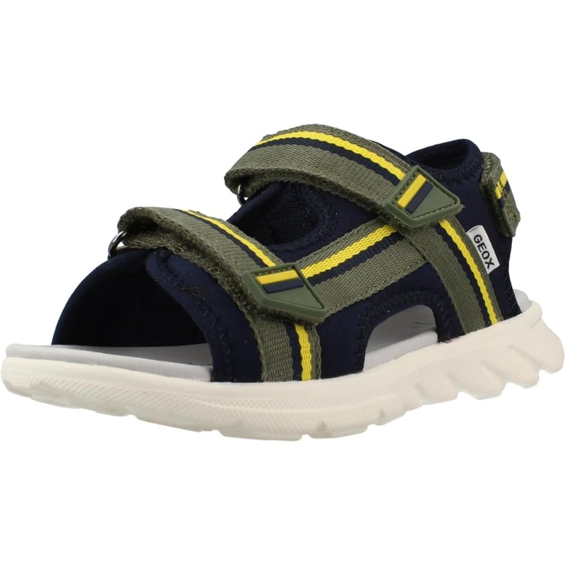 Geox J AIRADYUM BO Sandal, Military/Navy, 39 EU - Image 1