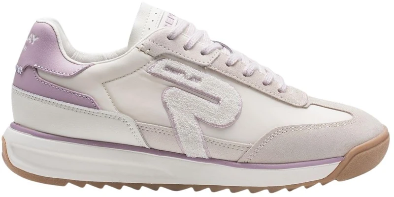 Replay Women's GWSIC Trainers, 3166 Off White Lilac, 40 EU