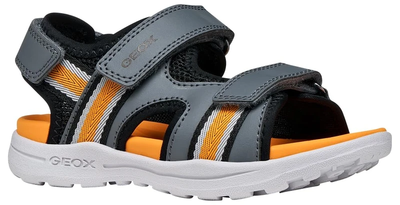 Geox J Vaniett Boy B Sandal, Stone Orange, 2.5 UK