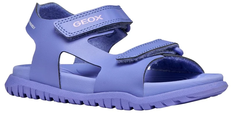 Geox Girl's J Sandal Fusbetto Gi, Dk Lilac, 33 EU