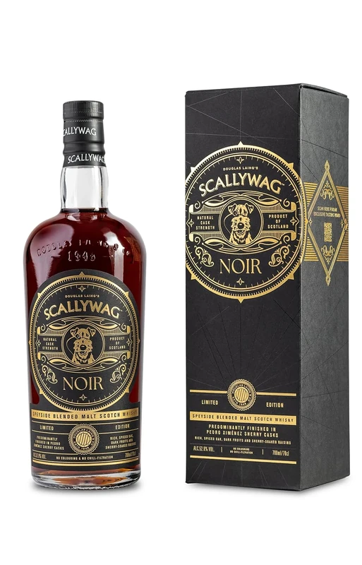 SCALLYWAG, SPEYSIDE BLENDED MALT, 70CL, 52.8% ALC. / VOL. NOIR EDITION