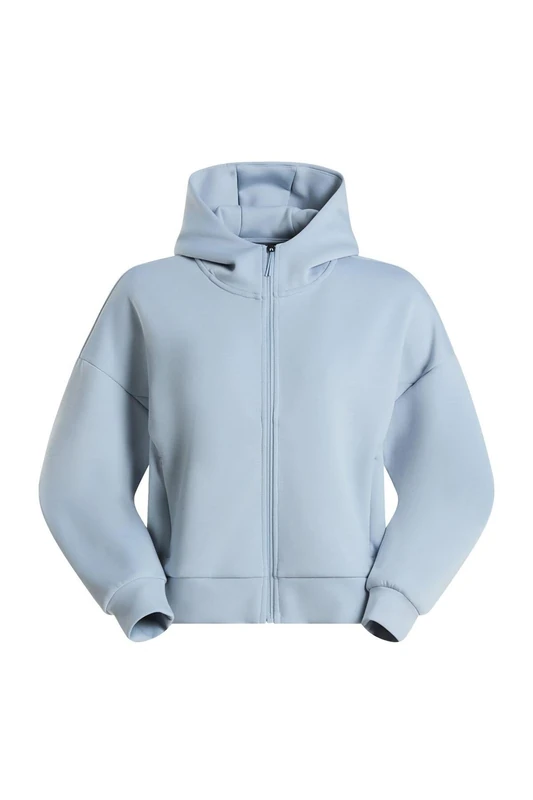 The North Face Women's Jaida Full Zip Hooded Jacket, Frost Grey, XL