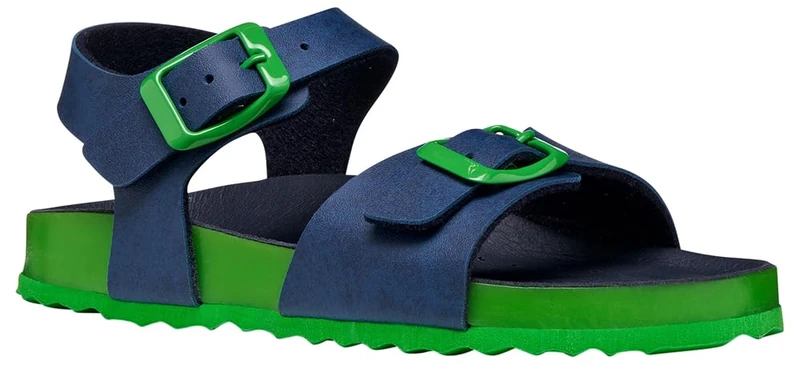Geox J Ghita Boy C Sandal, AVIO/Green, 36 EU