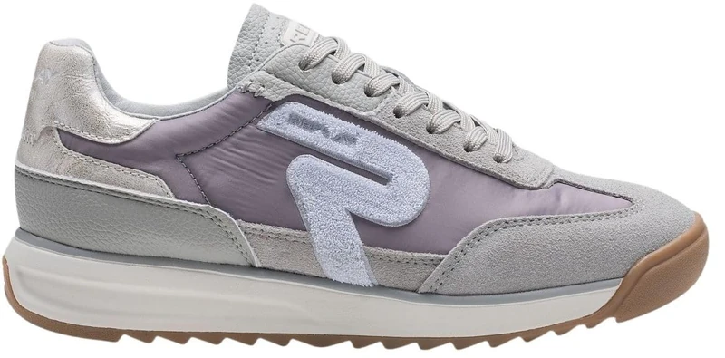 Replay Women's Gwsic Sneaker, 521 Lt Grey Silver, 7.5 UK