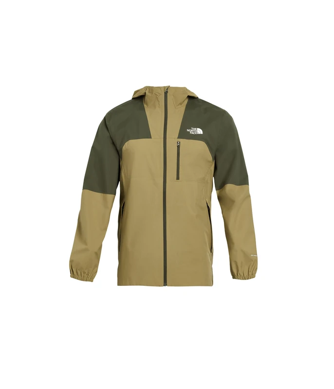 The North Face Kids Hike Packable Shell Jacket, New Taupe Green/Cedar, 10 Years