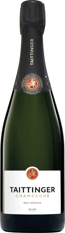 Taittinger Brut Réserve Non Vintage Champagne 750ml (Pack of 6)