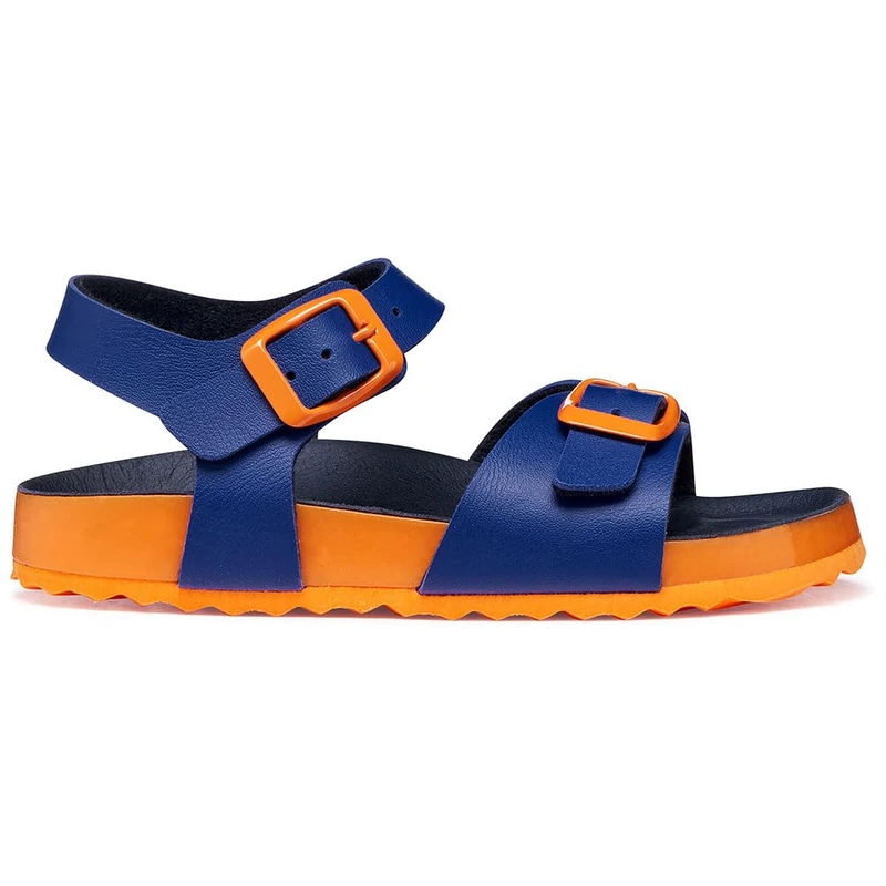 Geox J Ghita Boy C Sandal, Royal Orange, 3 UK