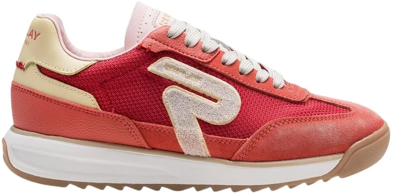 Replay Women's Gwsic Sneaker, 741 Bordo, 3.5 UK