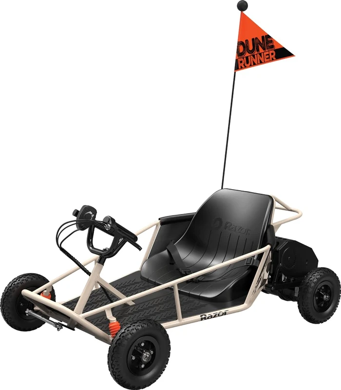 Razor Ground Force Dune Runner – Electric Dune Buggy Ride-on, Up to 10 MPH, Up to 40 Minutes of Continuous Use, 24V Rechargeable Battery System