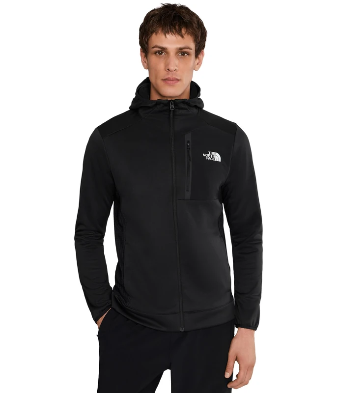 The North Face Men's Mountain Athletics Fleece Full Zip Jacket, Tnf Black, XS
