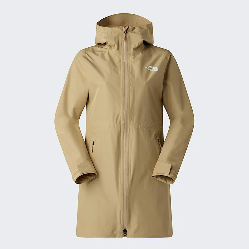 The North Face Women's Dryvent Hikesteller Parka, Khaki Stone, L