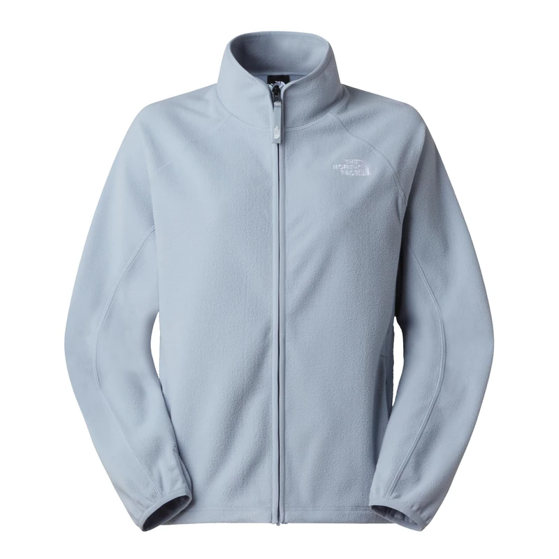The North Face Women's Oxara Full Zip Fleece Jacket, Frost Grey, L