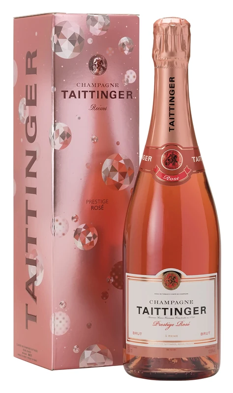 Taittinger Brut Prestige Rosé Non Vintage Champagne in Gift Box 75cl (Pack of 6)