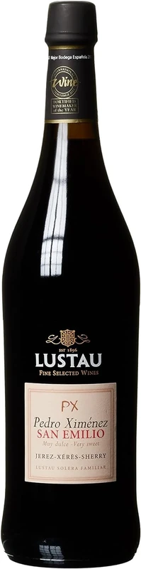 Lustau San Emilio Pedro Ximenez Sherry, 75 cl (Pack of 6)