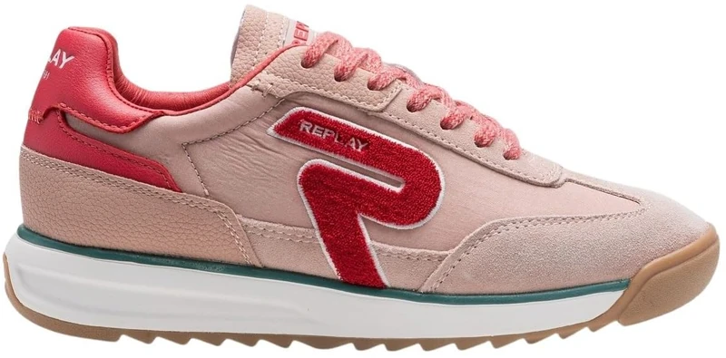 Replay Women's Gwsic Sneaker, 1899 Pink Red, 5 UK