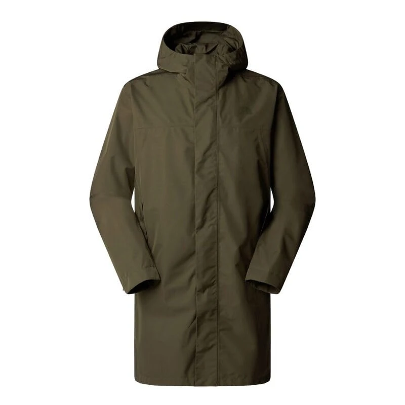 The North Face Men's Nukabira Rain Shell Parka, New Taupe Green, M