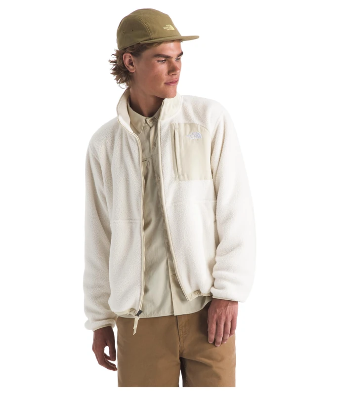 The North Face Men's Yumiori Off Peak Full Zip Jacket, White Dune/Desert Stone, XS