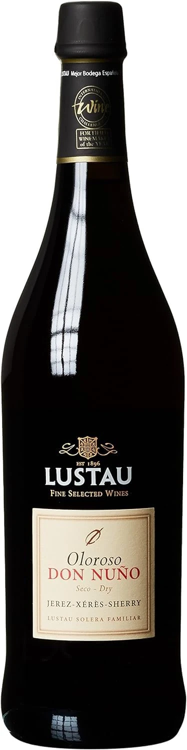 Lustau Don Nuno Dry Oloroso Sherry, 75 cl (Pack of 6)