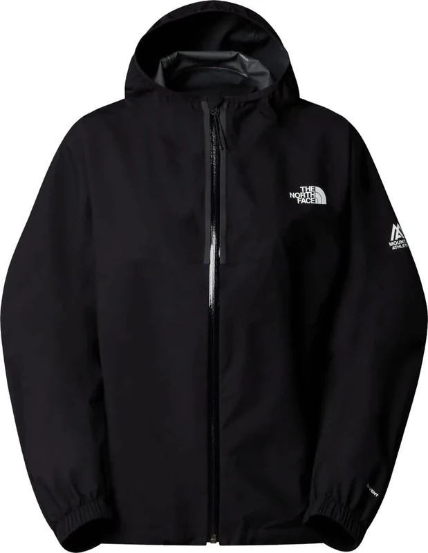 The North Face Women's Mountain Athletics Rainlit Hooded Jacket, Tnf Black, XS