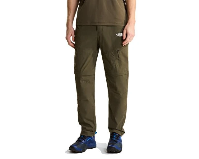 The North Face Men's Exploration Reg Tapered Convertible Pants, New Taupe Green, 38